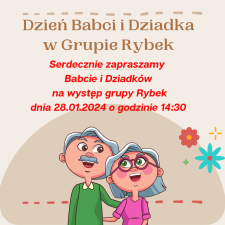 Dzień Babci i Dziadka w grupie Rybek